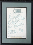 Ty Cobb Handwritten and Signed Letter 
