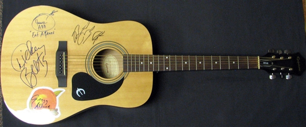 Allman Brothers Band Multi-Signed Acoustic Guitar with (4) Signatures