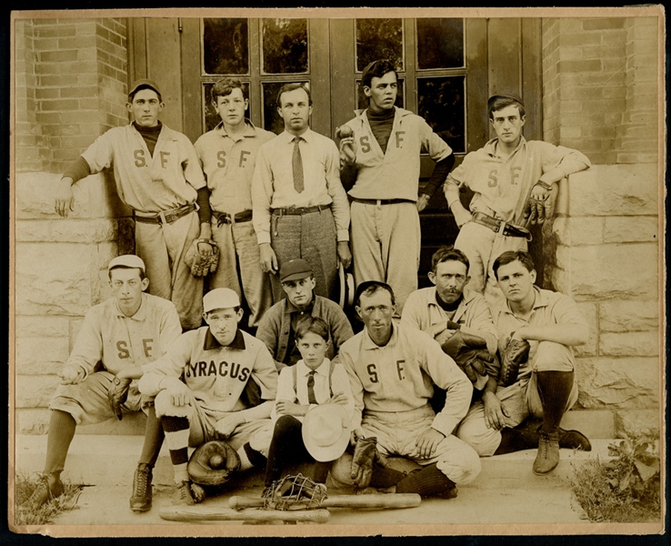 1800s Syracuse Baseball Town Team Type I Original Photograph