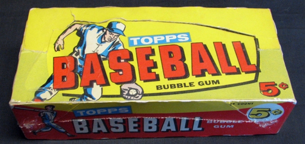 1957 Topps Baseball 5 Cent Display Box