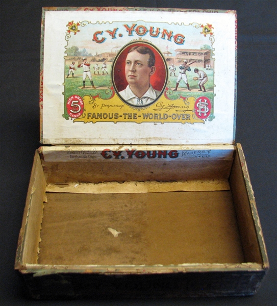 Circa 1910 Cy Young Cigar Box