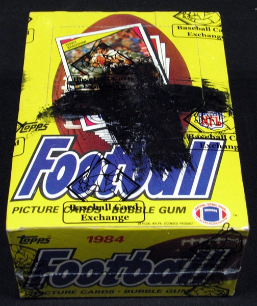 1984 Topps Football Unopened Wax Box (BBCE)