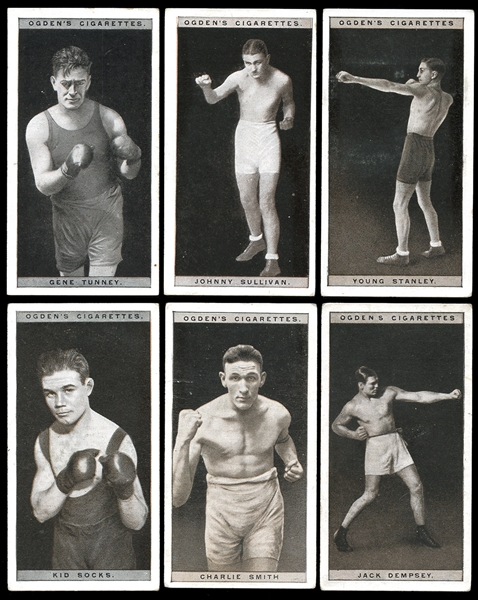 1928 Ogdens Pugilists in Action Set of (50)
