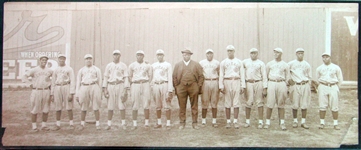 1916 Chicago American Giants Panoramic PSA/DNA Type I Photo Featuring Rube Foster, "Pop" Lloyd and Pete Hill