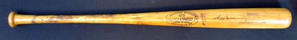1969-72 Reggie Jackson Game-Used and Signed Louisville Slugger Bat PSA/DNA GU 9.5