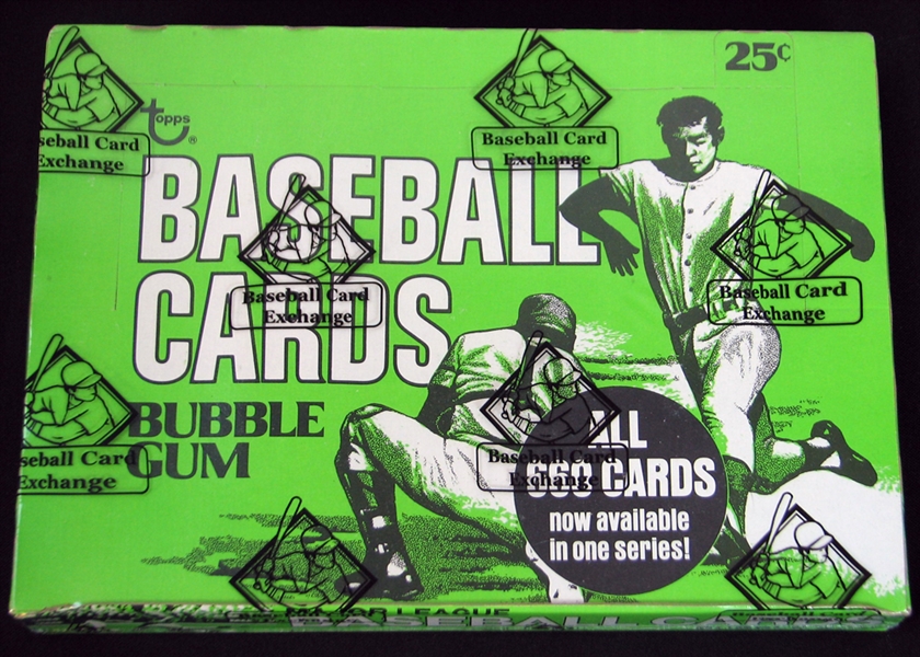 1975 Topps Baseball Full Unopened Cello Box BBCE