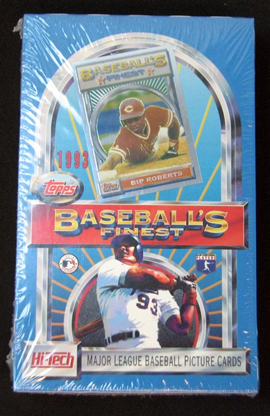 1993 Topps Finest Baseball Unopened Box 