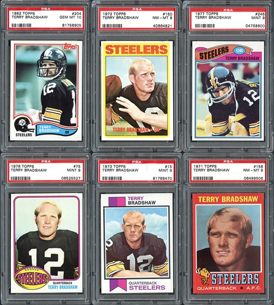 1971-1984 Terry Bradshaw Complete Basic Player Set #7 on PSA Player Registry