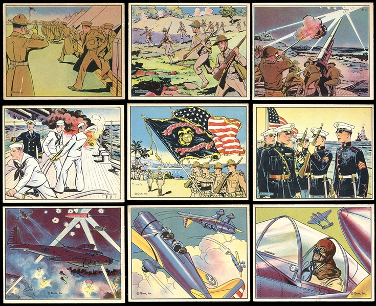 1941 Gum Inc. Uncle Sam Complete 96-Card Set