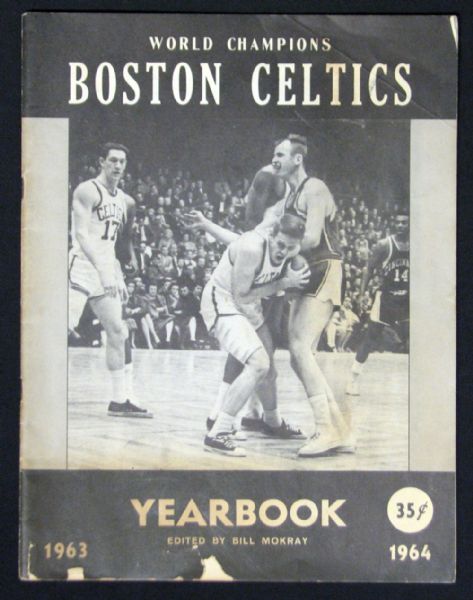1963-64 World Champions Boston Celtics Yearbook
