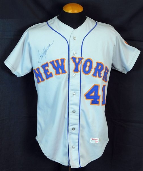 Tom Seaver Autographed 1973 New York Mets Salesmans Sample Jersey