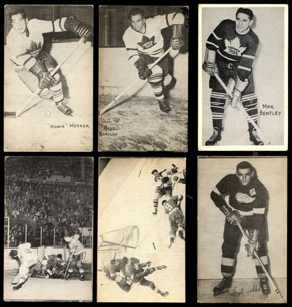 1948-52 Exhibits Canadian Hockey Group of (19) 