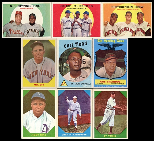 1954-61 Topps, Bowman & Fleer Group of over 1000 Baseball Cards
