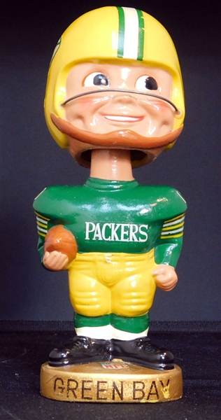 1965-67 Green Bay Packers Round Base Bobbing Head Doll 
