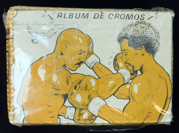 1986 Reyauca Venezuela Marvin Hagler vs  Tommy Hearns Sticker Album Unopened Box