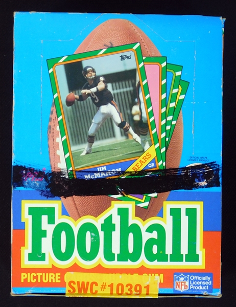 1986 Topps Football Unopened Wax Box 