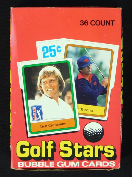 1981 Donruss Golf Full Unopened Wax Box