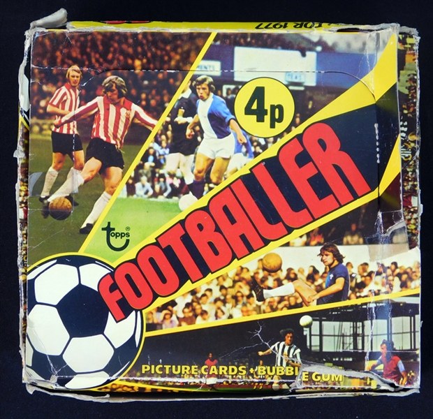 Exceptionally Scarce 1977 Topps Soccer Partial Unopened Wax Box (60/72)