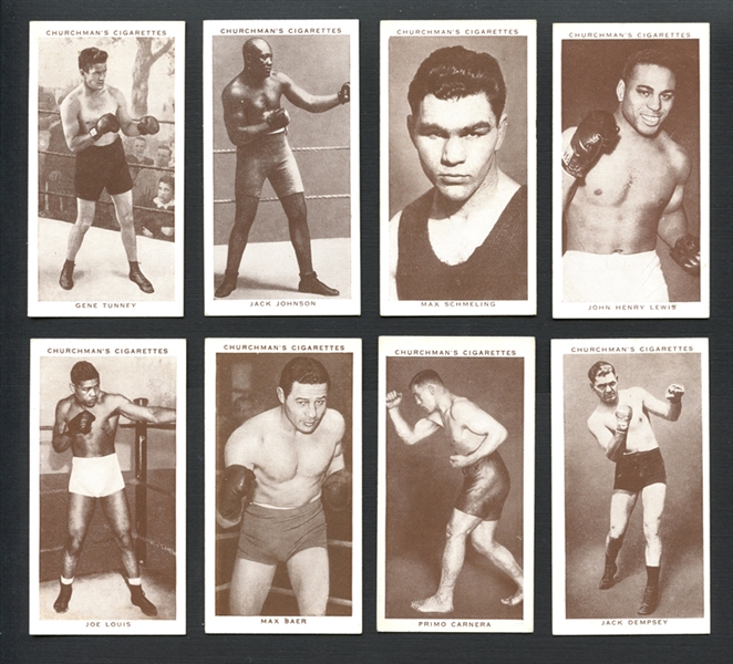 1938 Churchmans Boxing Personalities Complete Set