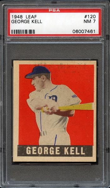 1948 Leaf #120 George Kell PSA 7 NM