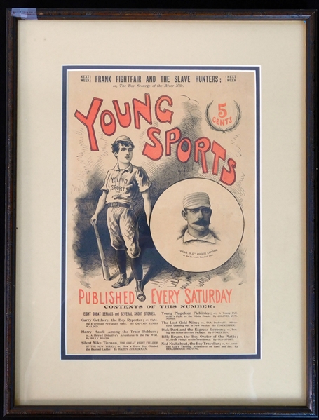 1894-1897 Young Sports "Dear Old" Roger Connor Advertising Supplement