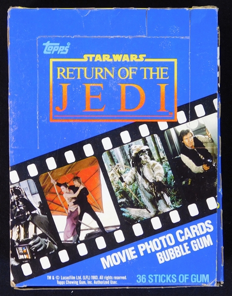 1983 Topps Return of the Jedi Series 1 Full Unopened Wax Box 