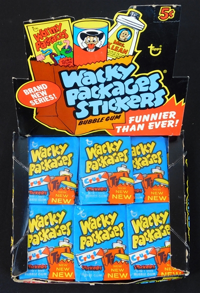 1975 Topps Wacky Packages Stickers 15th Series Full Unopened Wax Box of (48) Packs