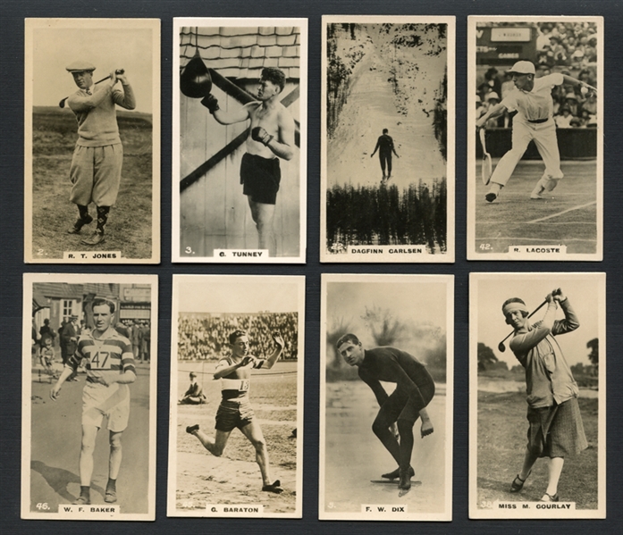1926 Lambert & Butler Whos Who in Sports Complete Set