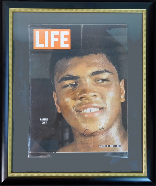 Cassius Clay Signed March 6, 1964 Life Magazine JSA