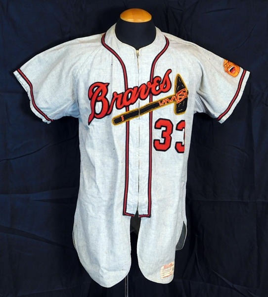 1958 Lew Burdette National League Champions Milwaukee Braves Game-Used Jersey