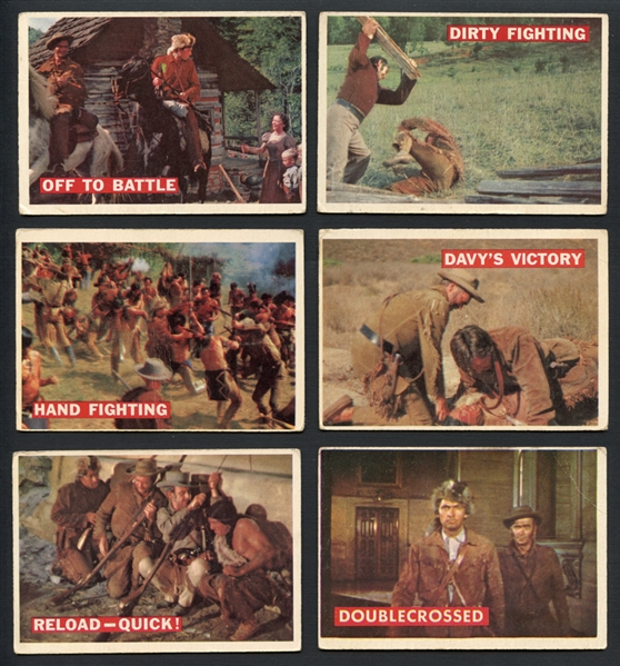 1950s Topps Non-Sport Collection of (36) Cards with Davy Crockett, Zorro, Isolation Booth and Robin Hood