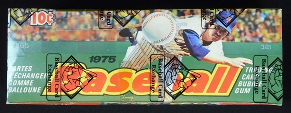 1975 O-Pee-Chee Baseball Full Unopened Wax Box Of 48 Packs BBCE