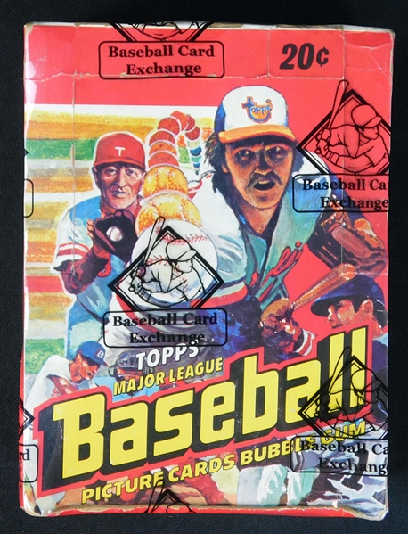 1978 Topps Baseball Full Unopened Wax Box BBCE