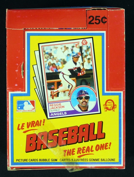 1983 O-Pee-Chee Baseball Full Unopened Wax Box