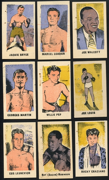 1950 Kiddys Popular Boxers Complete Set