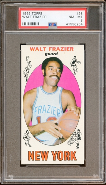 1969 Topps #98 Walt Frazier PSA 8 NM-MT