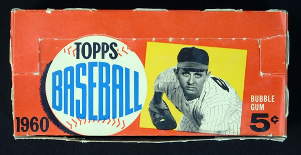 1960 Topps Baseball Display Box