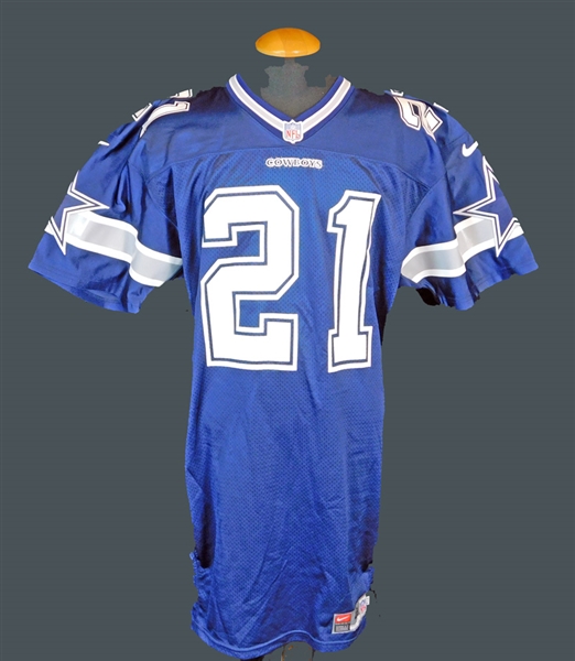 Deion Sanders Signed Dallas Cowboys Game-Issued Jersey JSA