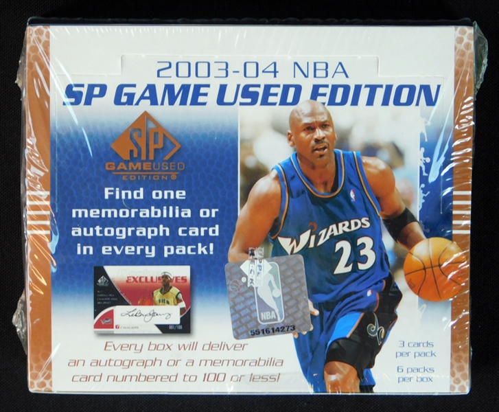 2003-04 SP Game Used Edition Basketball Unopened Hobby Box