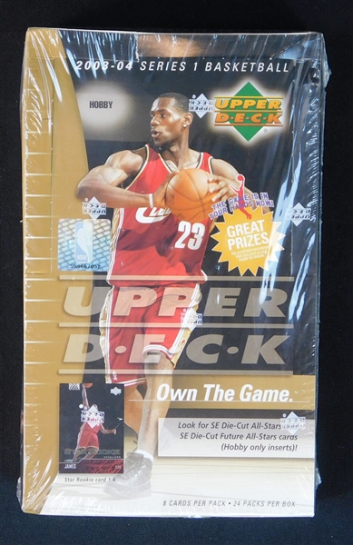 2003-04 Upper Deck Series 1 Basketball Unopened Hobby Box