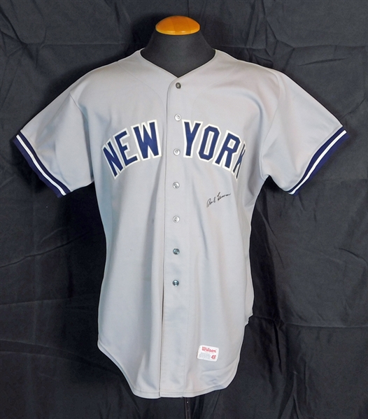 1979 Bob Lemon New York Yankees Game-Used and Signed Road Jersey Sports Investors Authentication- JSA