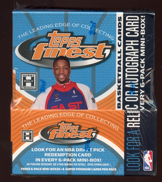2005-06 Topps Finest Basketball Unopened Master Box