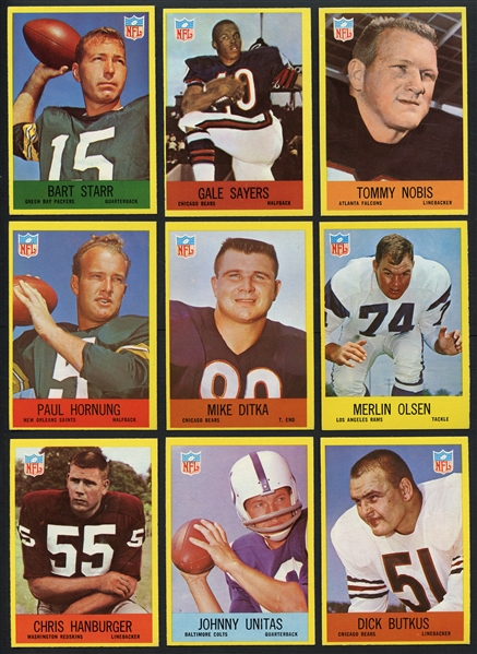 1967 Philadelphia Football Complete Set