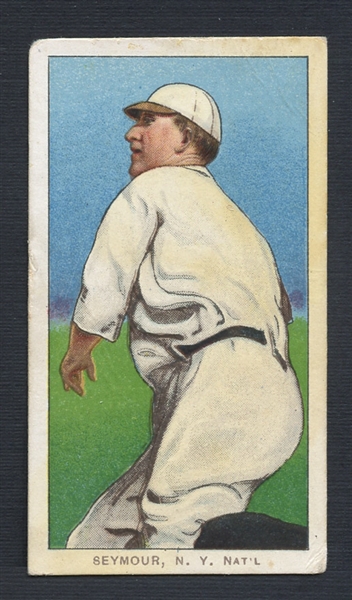 1909-11 T206 Piedmont 350/25 Cy Seymour Throwing 
