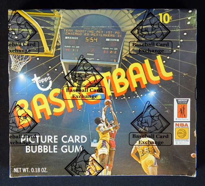 1972-73 Topps Basketball Full Unopened Wax Box BBCE