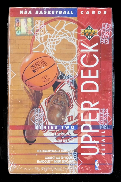 1993-94 Upper Deck Basketball Series 2 Unopened Retail Box