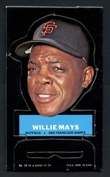 Extremely Rare 1967 Topps Stand Up Willie Mays-Final Production
