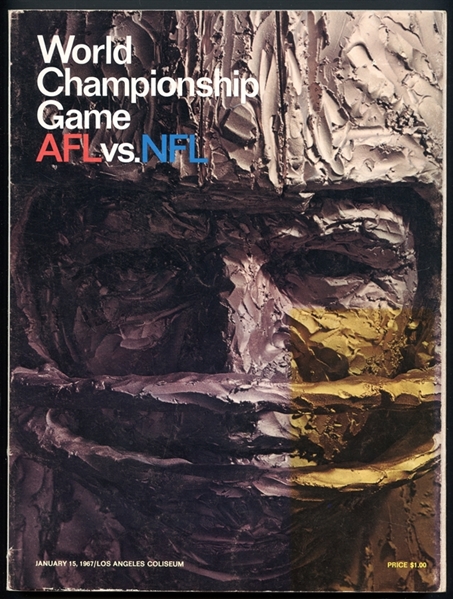 1967 Super Bowl I Program And Ticket Stub 