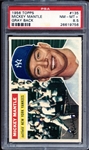 1956 Topps #135 Mickey Mantle Gray Back PSA 8.5 NM/MT+