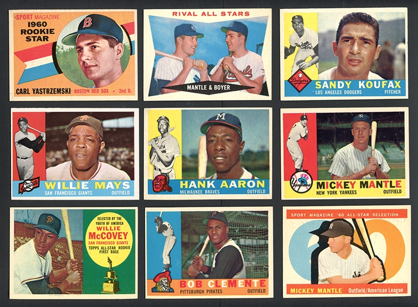 1960 Topps Baseball Complete Set